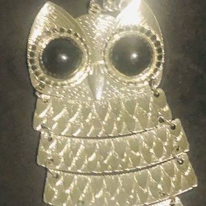 Vintage 1970s Owl Necklace